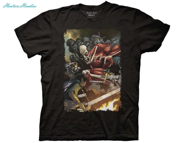 

2019 letter print ripple junction attack on titan anthology cameron stewart art t-shirt medi t-shirt casual man