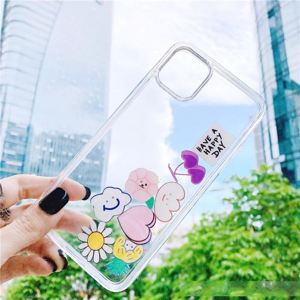 

net red cute mobile label applicable iphonexs phone case 8p apple 11promax transparent xr soft se female