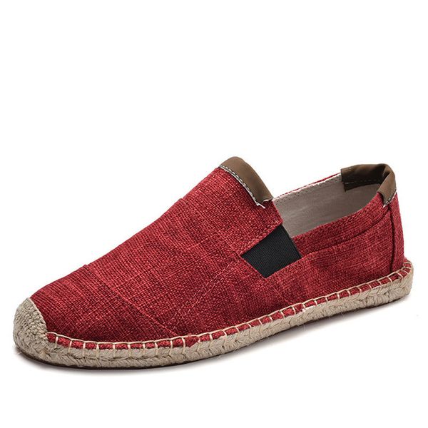

mens shoes casual male breathable canvas casual shoes fashion soft slip on espadrilles for loafers designer sneakers star gym, Black