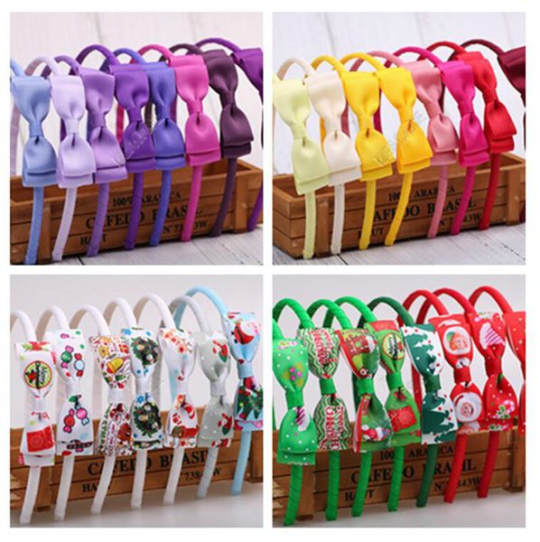 

клип дети волос девушки bowknot шпилька ободки с рождеством дети волос обруча волос застежка hairband глава обертывания глава аксессуары d82, Slivery;white