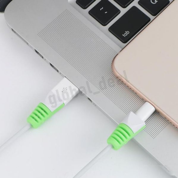 

universal saver usb cable protector android mobile phone charger cord protector cover silicone line protective for iphone x xs 11
