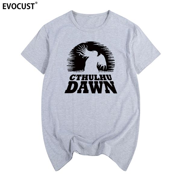 

score cthulhu dawn by pmudie on threadless summer print t-shirt cotton men t shirt new women tee