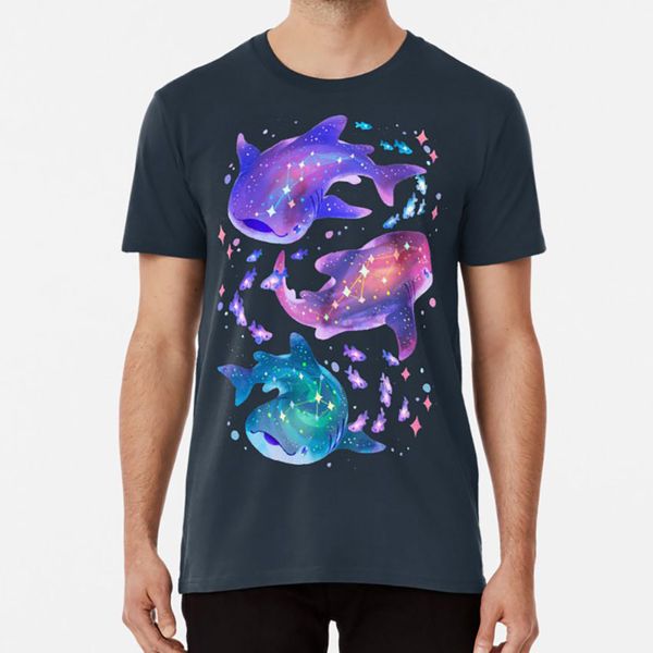 

cosmic whale shark t shirt cosmic space stars fish fishies shark sharks whale shark purple cute