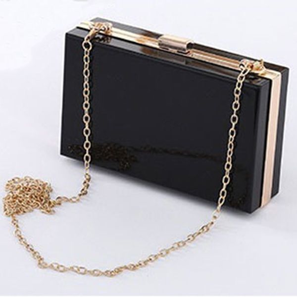 

luxury handbags women shoulder bag transparent clutch bag brand ladies evening handbag flap frame bags chains crossbody