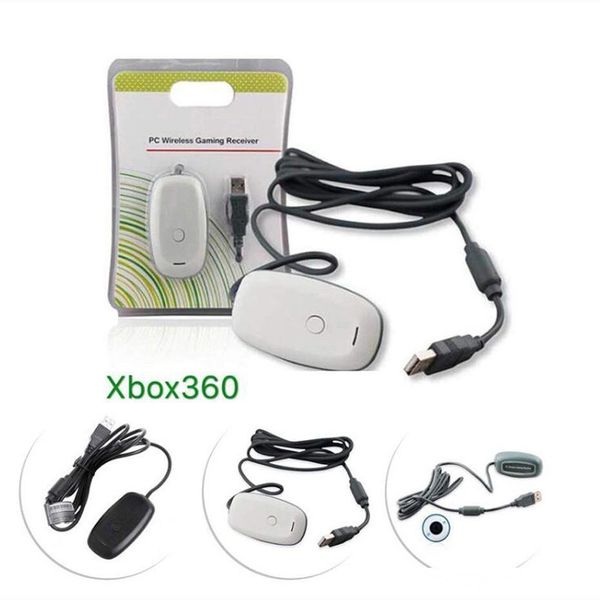 

pc wireless gaming receiver for microsoft xbox 360 game console controller gaming usb pc receiver