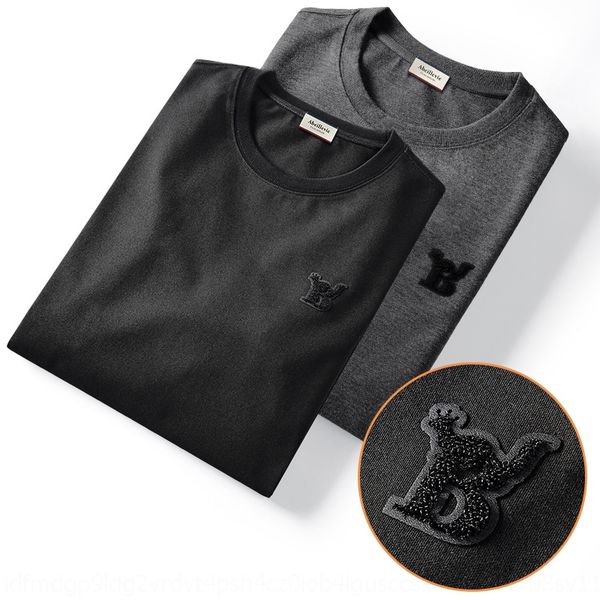 

coat large size men's spring and autumn new round neck solid color youth men's casual sweater sweater long sleeve base tbqpv, Black