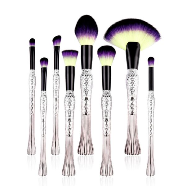 

makeup brushes 8 pcs/set 4 brush set eye shadow rich bird fan-shape beauty tools