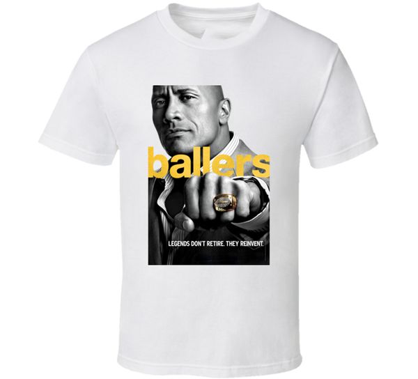 

new ballers the rock dwayne johnson tv show men's t-shirt clothing size s-2xl printing tee shirt