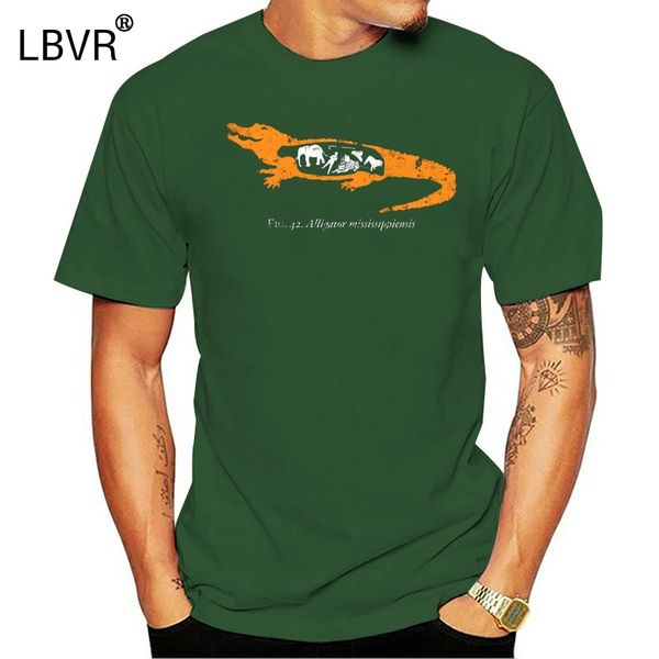 

florida alligator anatomy t shirt design 100% cotton s-xxxl normal sunlight authentic spring autumn novelty shirt