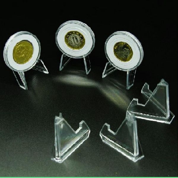 

2xacrylic coins holder collector commemorative coins display stand rack 36mm