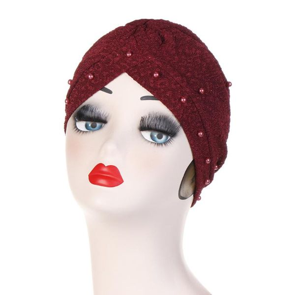 

женщины бисероплетения индии hat мусульманских сборки рак химиотерапии beanie тюрбан полька глава wrap шляпы мусульманской тюрбан полька гол, Blue;gray