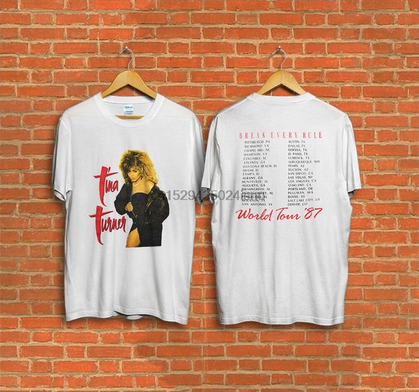 

vintage tina turner world tour t-shirt
