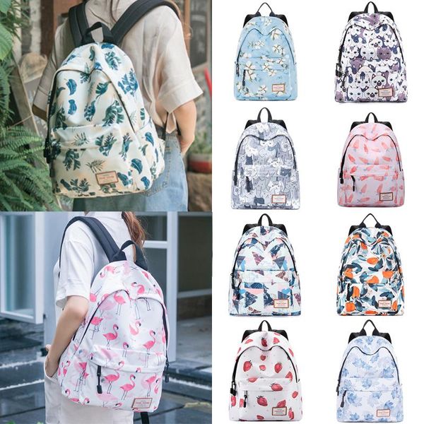 

casual backpack women children school bags for teenage girls female travel back pack ladies big lapbagpacks mochila feminina