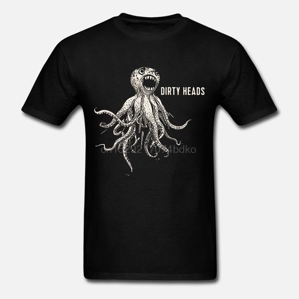

men's casual dirty heads t-shirts black