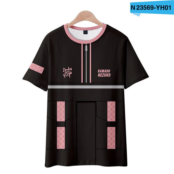

anime demon slayer kimetsu no yaiba tanjiro kamado pullover boys 3d print shirts aesthetic hippie comics men clothing