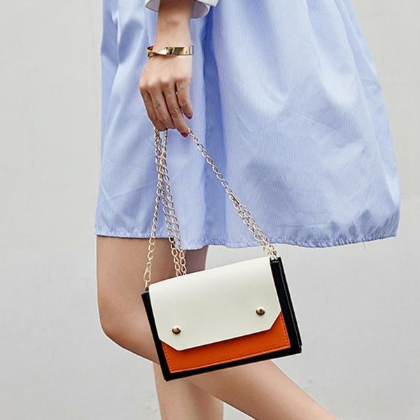 

color patchwork luxury handbags women bags designer lady shoulders small letter purse mobile phone messenger bag bolsas feminina