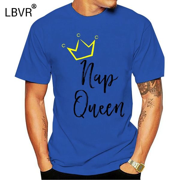 

nap queen crown t-shirt 100% cotton women gift funny tee shirt