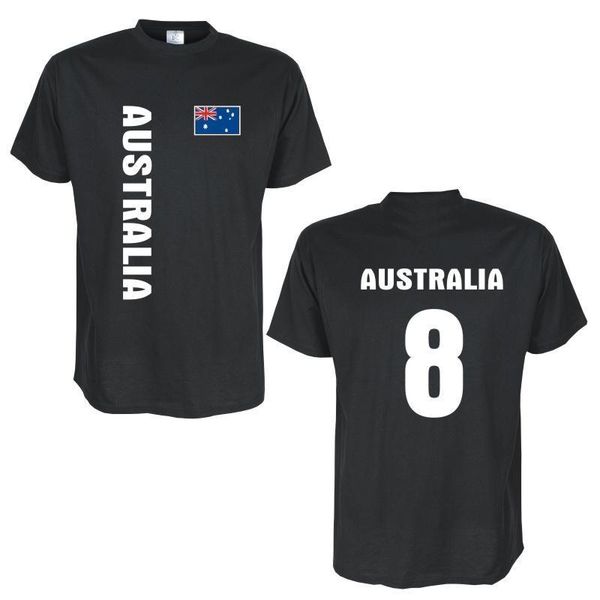 

2019 t-shirt australien (australia) countries flag shirt with back number tee shirt