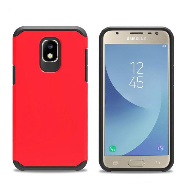 

armor case for samsung galaxy j7 2018 j3 2018 tpu pc dual layer cell phone case cover opp bags