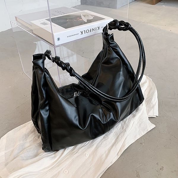 

pu leather shoulder bags for women handbag designer hand bags women's messenger trend brand large capacity travel totes