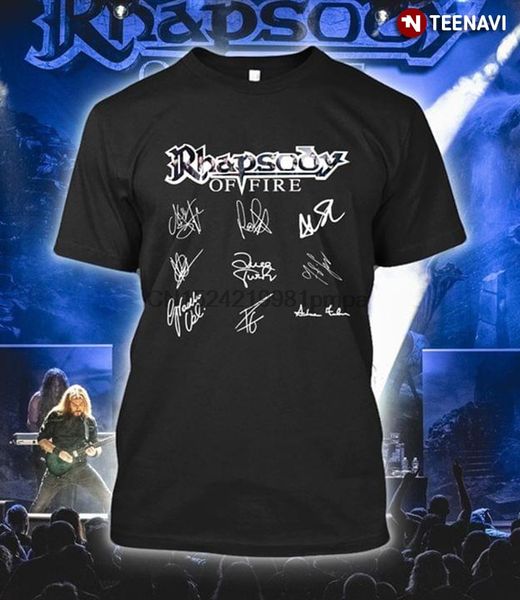 

мужчины футболка rhapsody of fire подписи женщин футболки