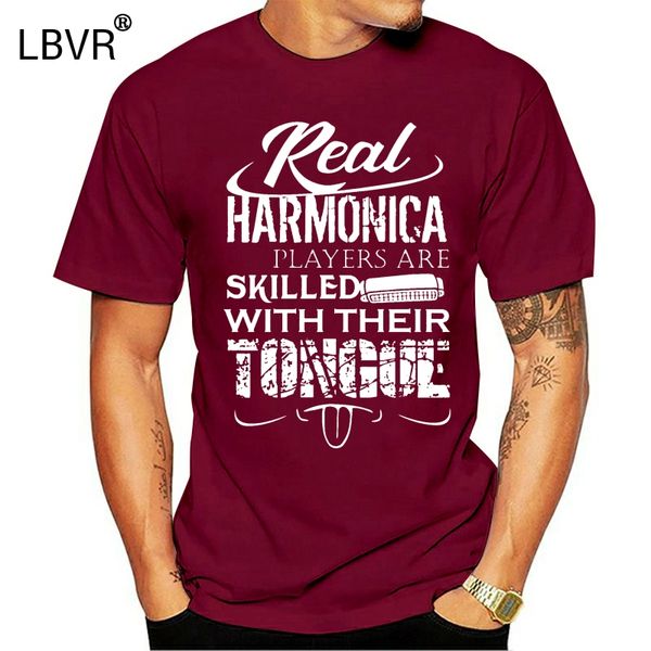

real harmonica players are skilled with their tongue tshirts