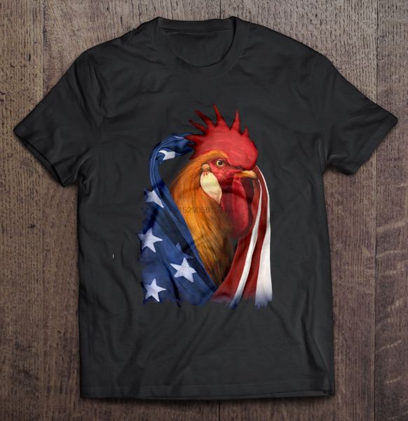 

men t shirt chicken with american flag women t-shirt