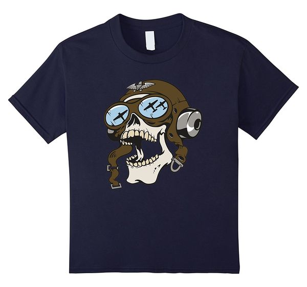 

2019 new summer fashion men tee shirt pilot skull t-shirt great gifts idea for women men casual t-shirt