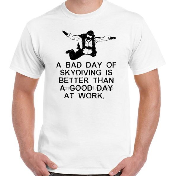 

a bad tag fallschirmspringen herren lustige gratis fall t-shirt skydiver