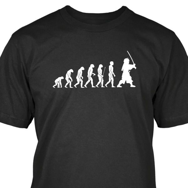 

style 3d printed men homme summer samurai evolution t-shirto-neck cool