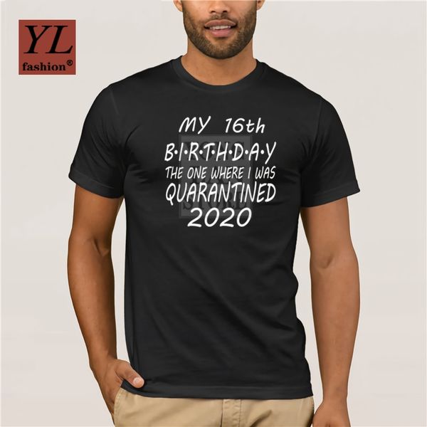 

new trendy fashion printed men's t-shirt 100% cotton 16th birthday quarantine men printing short sleeve tshirt trend