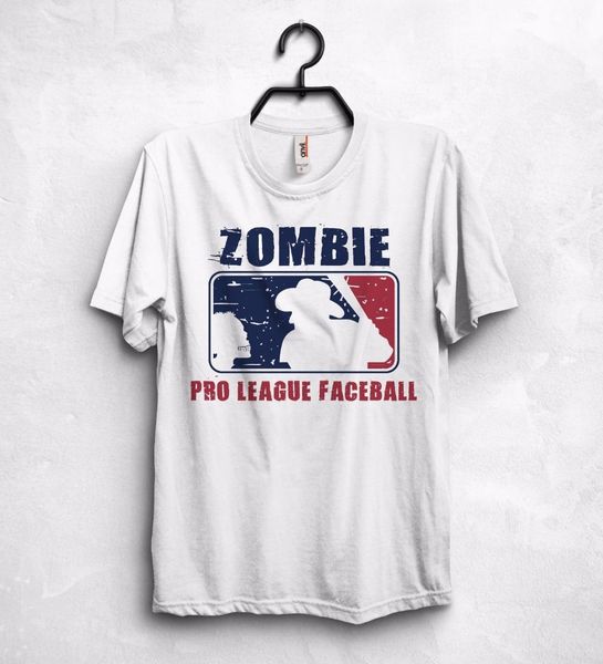 

zombie pro league t shirt defence fear the walking dead survival baseballer 2020 fashion short sleeve men tee shirt