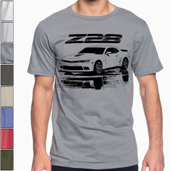 

camaro z28 custom art muscle car soft cotton racing t-shirt multi colors