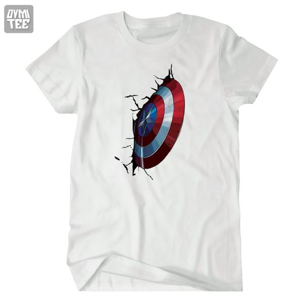 

2020 new marvl captain america 3 civil war steve rogers shield short sleeve t shirt tee costume jersey iron man
