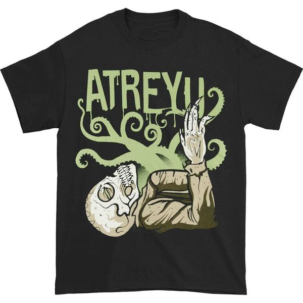 

atreyu men's tentacles t-shirt black short-sleeved tee shirt