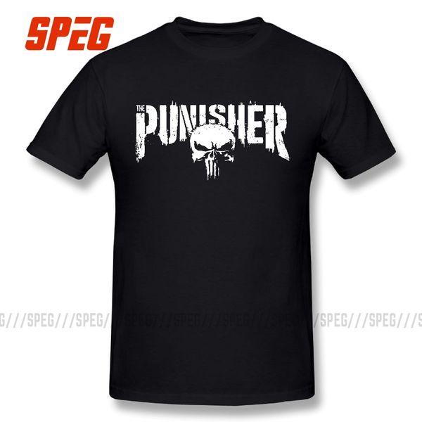 

the punisher skull tag grunge t shirts men's short-sleeved t-shirts printed 100% cotton s-6xl tees