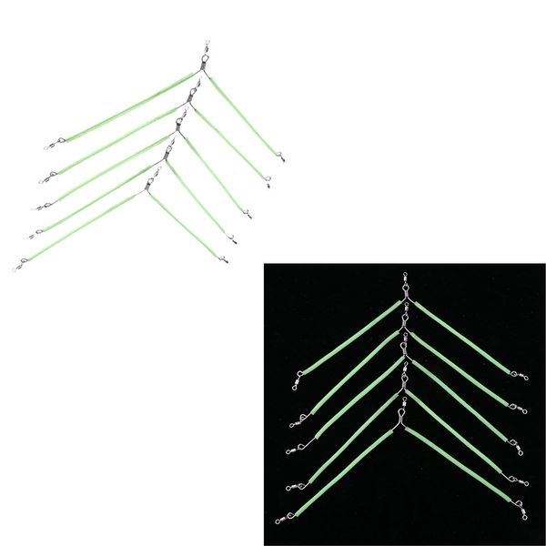 

luminous balance anti booms with snap, set of 10 bent - sea fishing, boat fishing tackle