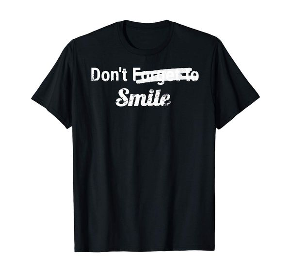 

don't forget to smile joker quote t-shirt