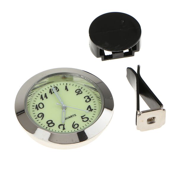

luminous car suv dashboard air vent stick-on time clock quartz watch