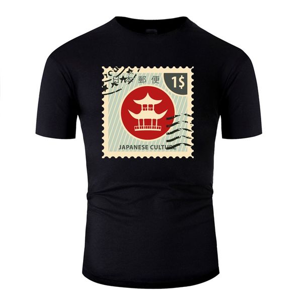 

vintage japanese culture stamp t shirt men cotton tshirts novelty short-sleeve