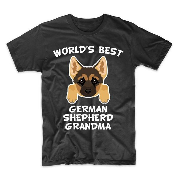 

german shepherd grandma shirt - world's german shepherd grandma dog t - shirt homme plus size tee shirt