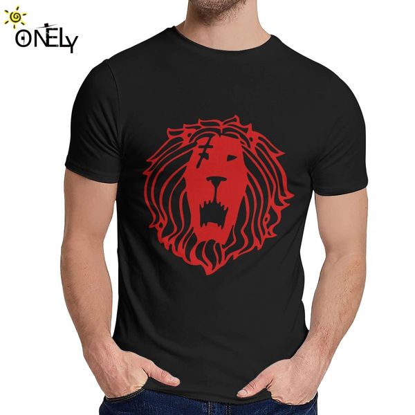 

t shirt seven deadly sins the lion sin of pride soft slim funny round collar vintage t shirt