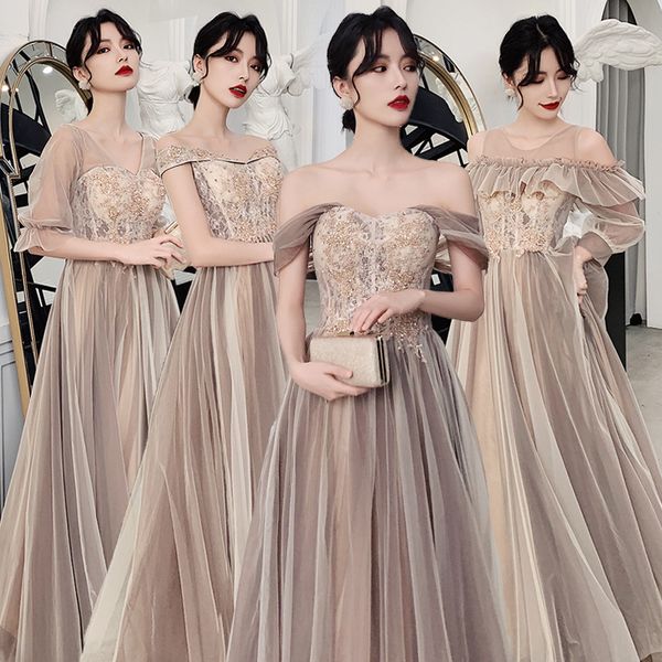 

fairy dream chinese bridesmaid oriental party female cheongsam stage show qipao dress elegant celebrity banquet dresses de festa, Red