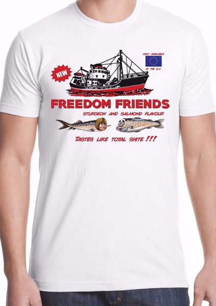 

2019 марка t shirt мужчины моды старджен футболка snp scottish салмонд hate политика политическая шотландия tee shirt