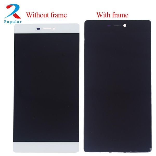 

for huawei p8 gra_l09 gra_ul00 gra-l09 gra touch screen panel digitizer sensor glass + lcd display monitor panel assembly frame