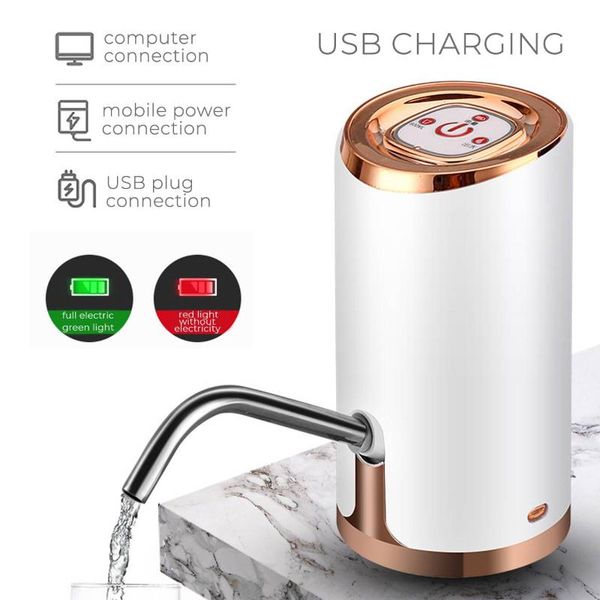 

smart wireless водяной насос электрический диспенсер для воды портативный автоматическая галлона питьевая бутылка переключателя лечения техн