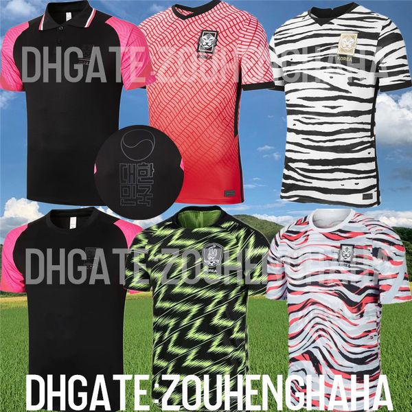 

south son korea soccer jerseys 2020 21 pre-match training hwang hwang hwang kwon polo football shirts, Black;yellow