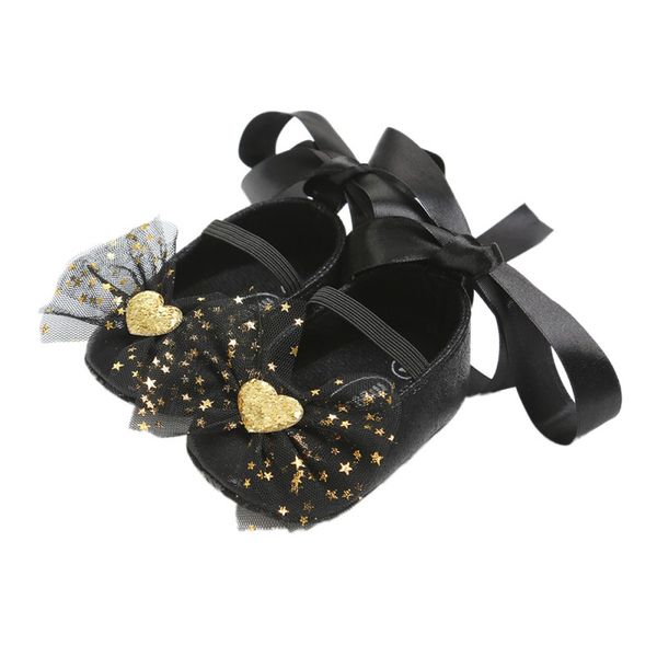 

0-18m princess shoes bow tie lace shoes female baby shoes beginner baby newborn moccasins