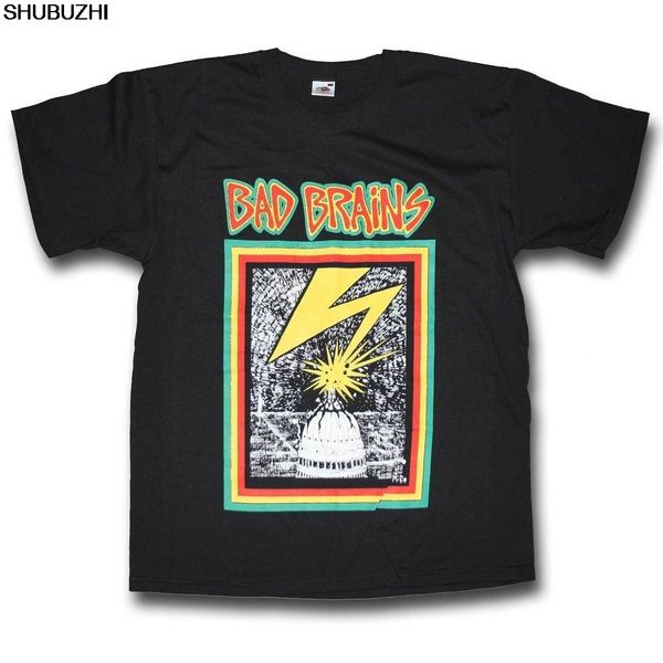 

bad brains майка - первый альбом официальный hardcore black flag punk майка модный бренд топ тройники хлопка лета вершины sbz4137