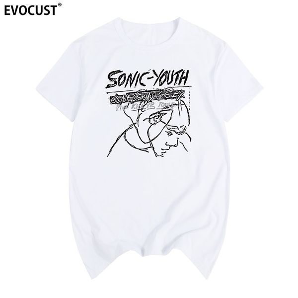 

sonic youth confusion is t-shirt cotton men t shirt new women tee funny fashion